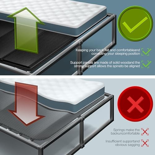 Bunkie Board 10MM, Folding Spring Box, Light and Thin, King (80x76")