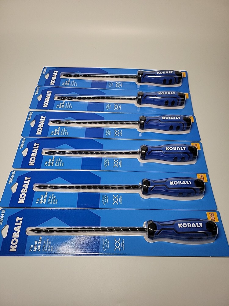 KOBALT 7” Spiral Jab Saws - 6 Pack