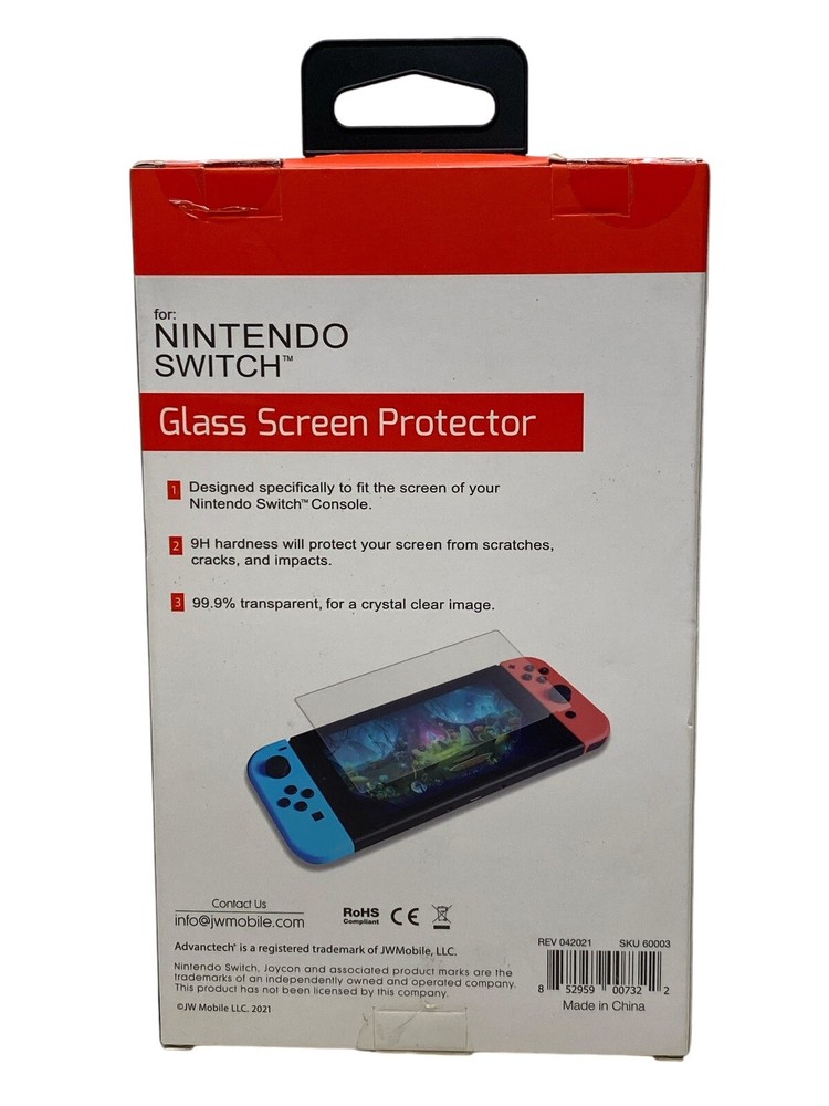 ADVANCTECH Nintendo Switch Glass Screen Protector - BRAND NEW
