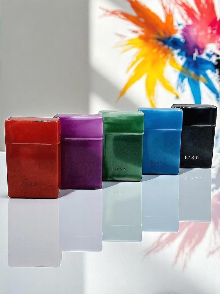 FESS 5Pk Cigarette Compartment Case – Hard Plastic Holders for 85mm King Size
