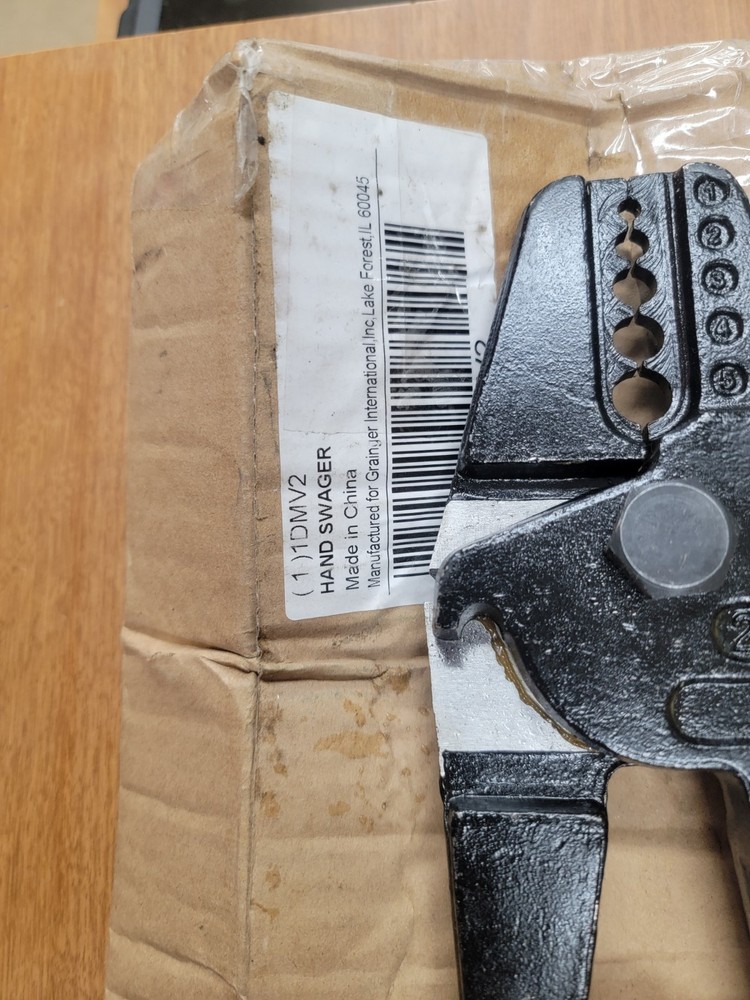 GRAINGER APPROVED 1DMV2 Swaging Tool,Multi Size Capable 1DMV2