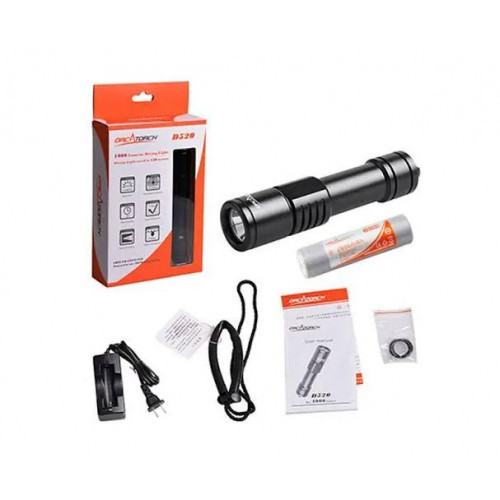 ORCATORCH D520 Diving Light Underwater Light Equipped Maximum Output 1000 Lumens