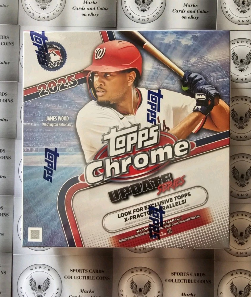 2025 Topps Chrome Update Series Baseball Mega Box