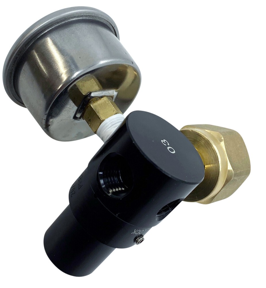 Co2 Air Shifter Compact Mini Aluminum Fixed Regulator 100 PSI
