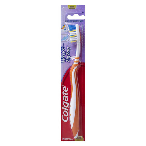 Colgate Wave ZigZag Toothbrush - Full - Medium