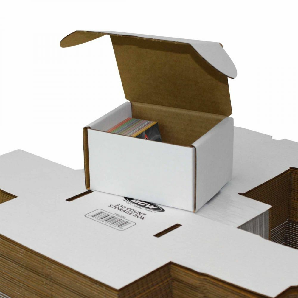 10 BCW 330 Count Card Storage Boxes