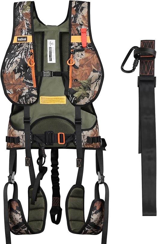 Lightweight Tree Stand Safety Harness with Padding for Men