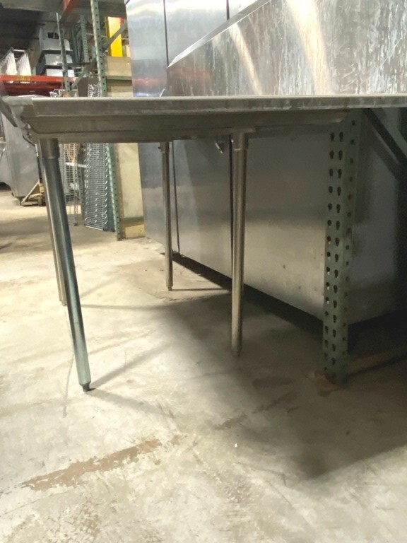 Dishwasher Table/ TITAN Stainless Steel Dishwasher Table/ 70"