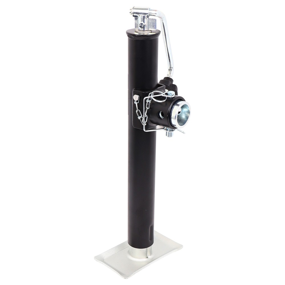 Weld-On Pipe-Mount Swivel Trailer Jack, 5,000 lbs. 15 Inches Vertical Travel