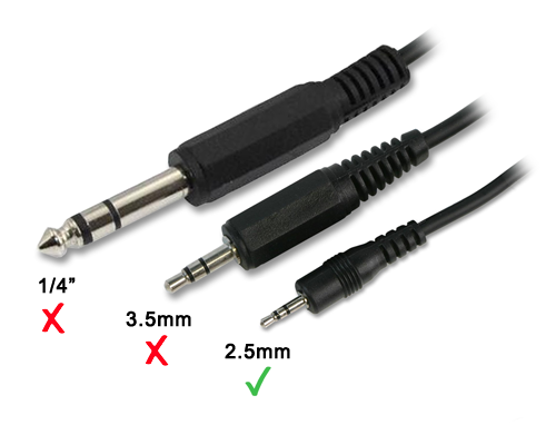 NEW 2.5mm Sub-Mini Plug Stereo Audio Chassis Panel Mount Snap-In Headphone Jack