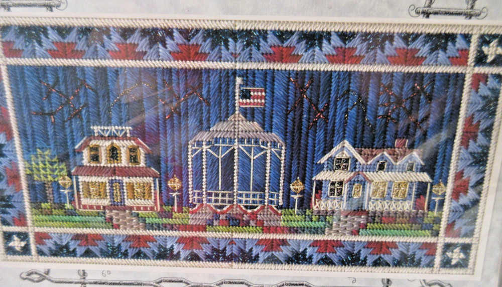 Nancy's Needle STAR-SPANGLED BIRTHDAY Needlepoint/Counted Thread Pattern