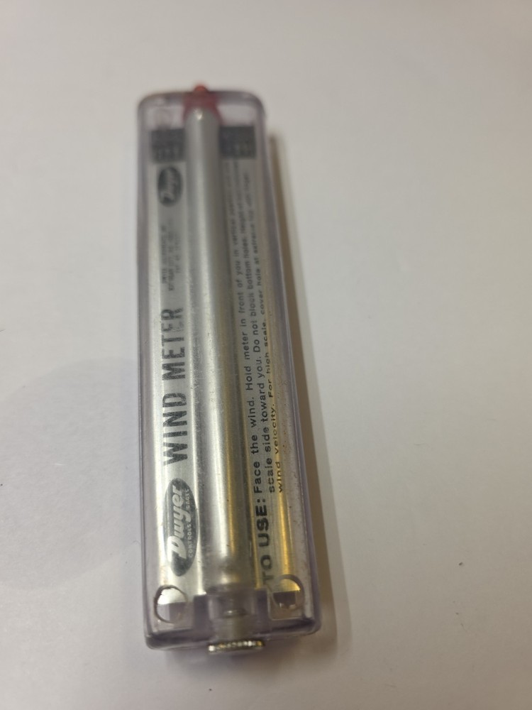 Vintage Wind Meter. Could Use A Cleaning.