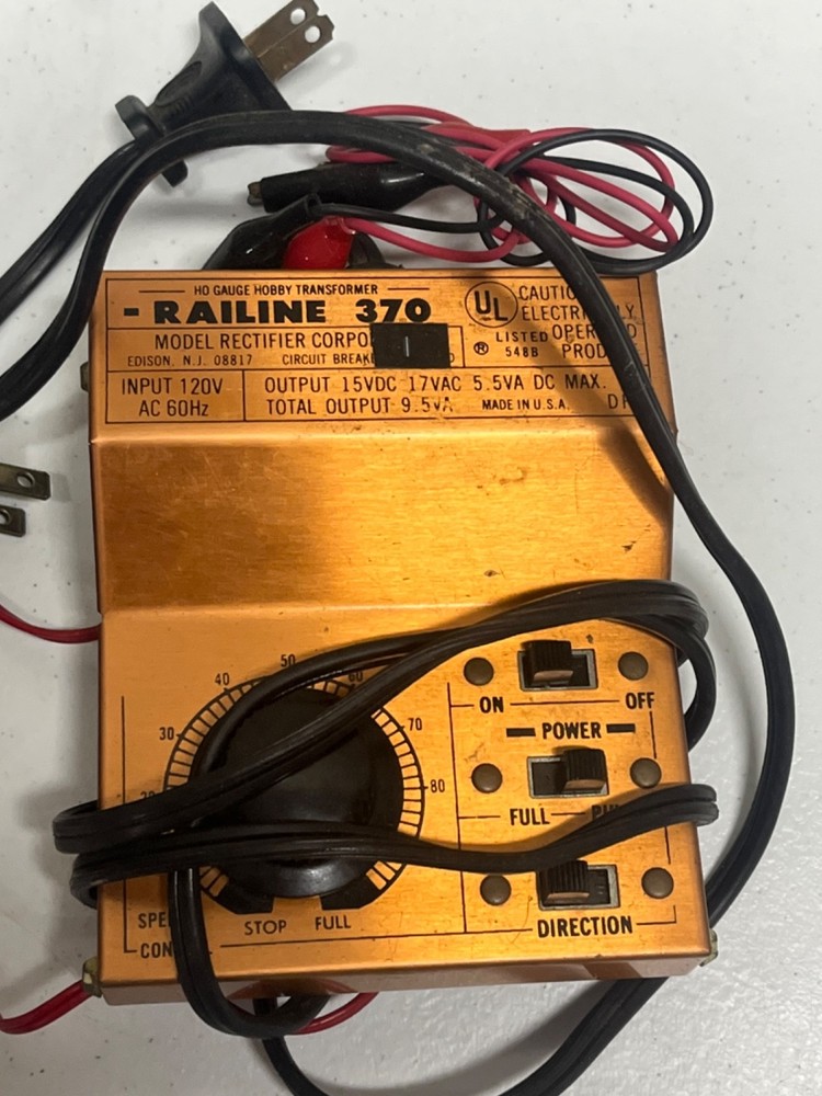 Model rail road power pack lot of 2 -untested-