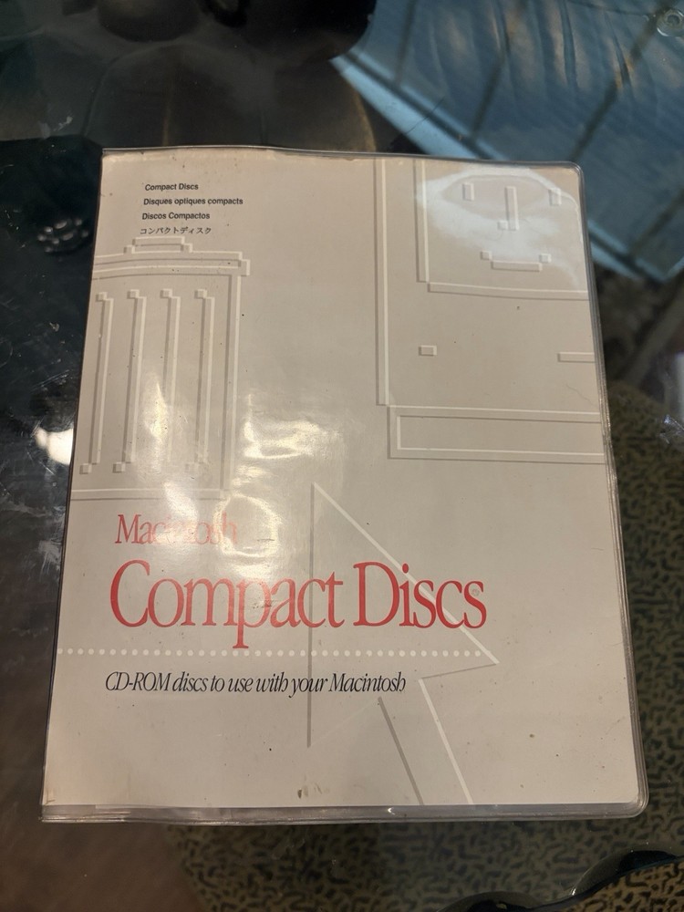 Vintage Apple Install Disk CD Mac OS 8 9