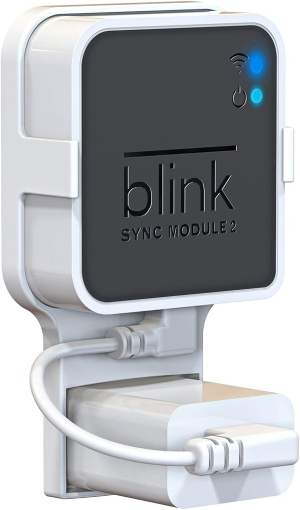 Compact Outlet Wall Mount for Blink Sync Module 2 - Easy, Tool-Free Installation