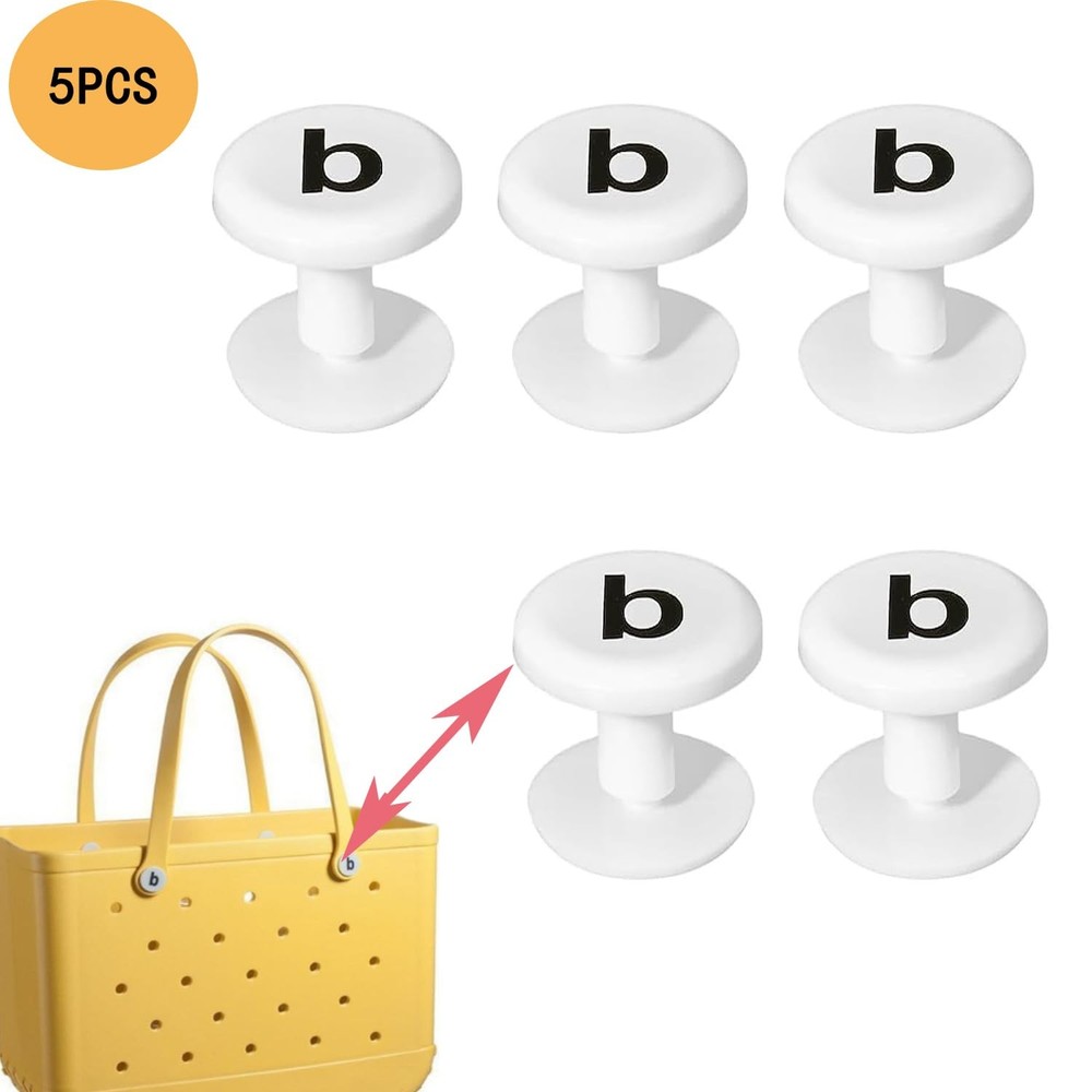 5 PCS Beach Bag Replacement Buttons Bogg Bag Accessories Rivets for Rubber