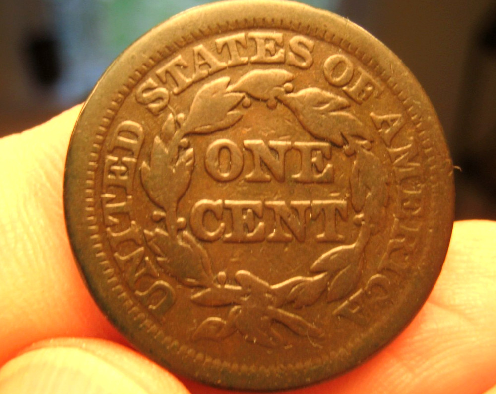 1849 LARGE CENT ~ Very Good