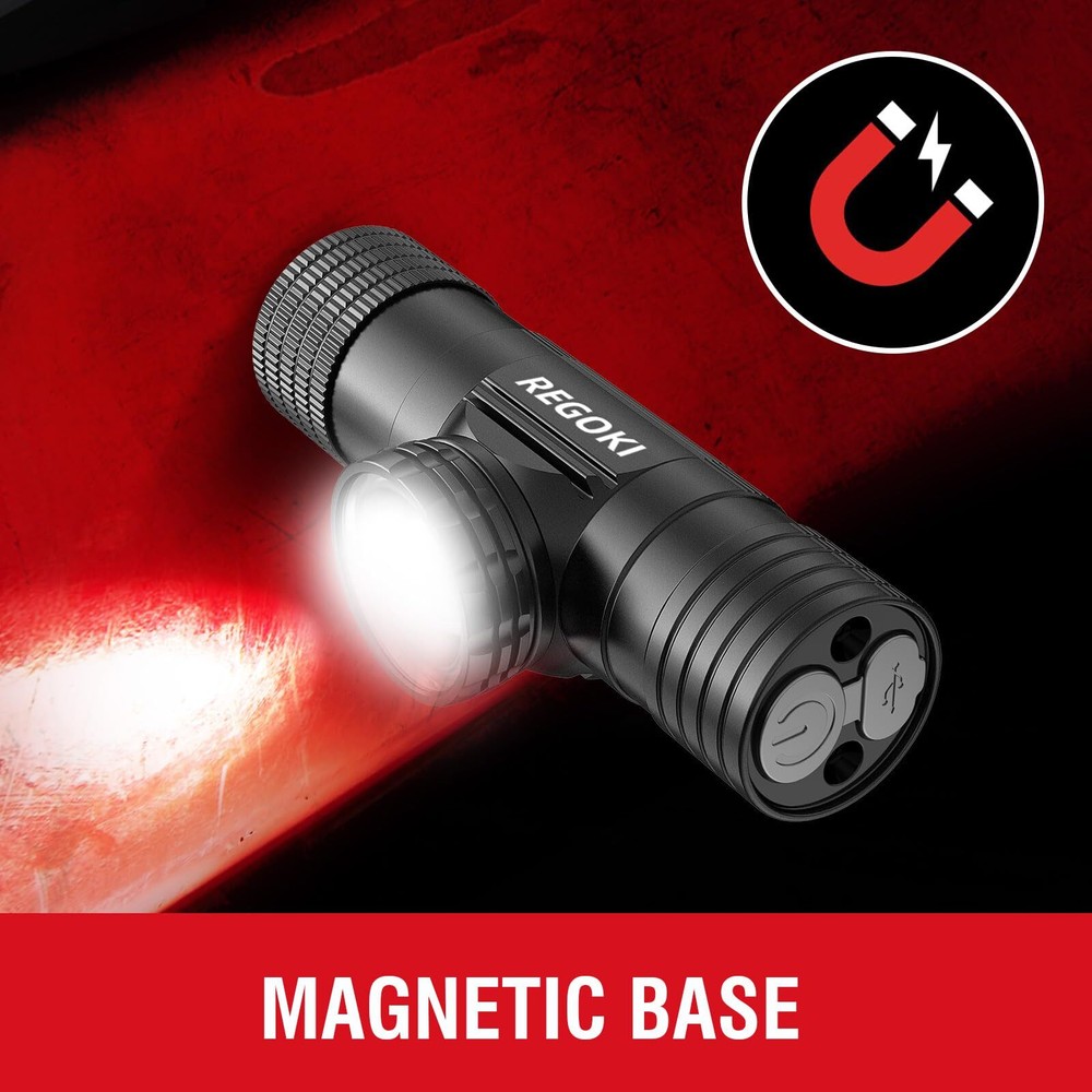 Lightweight Motion Sensor Headlamp – Waterproof, 8 Modes, Rechargeable