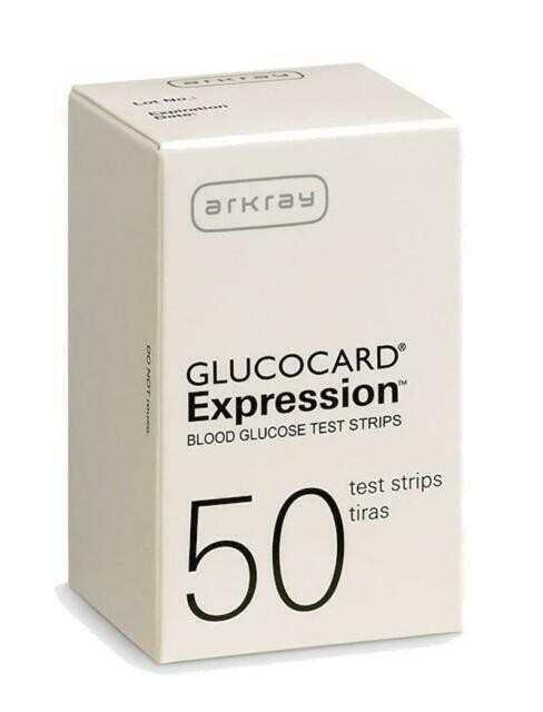 ARKRAY Glucocard Expression Glucose Blood 50 Test Strips