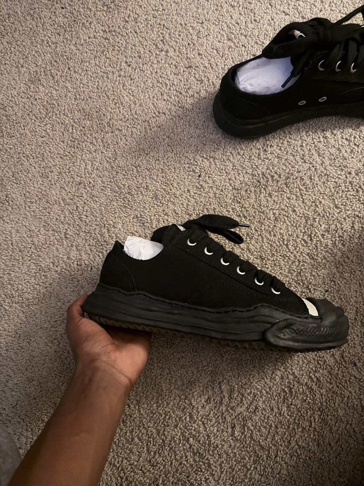 Maison Mihara Yasuhiro Hank OG Sole Canvas Low Black