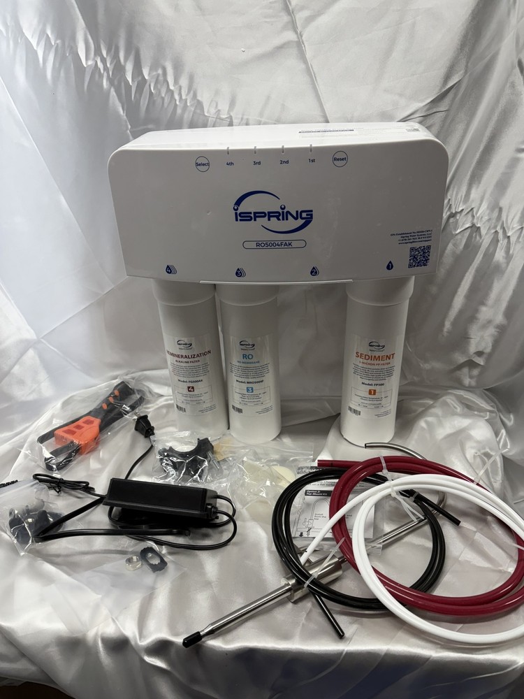 iSpring Reverse Osmosis Water Filter System RO500FAK Home Filtration