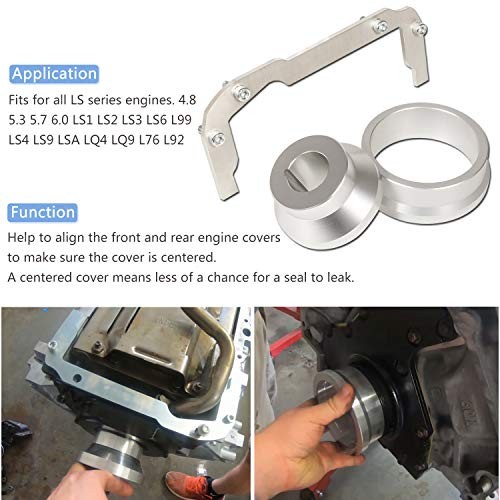Front and Rear Cover Billet Alignment Tool & Oil Pan Alignment Tool Kit for