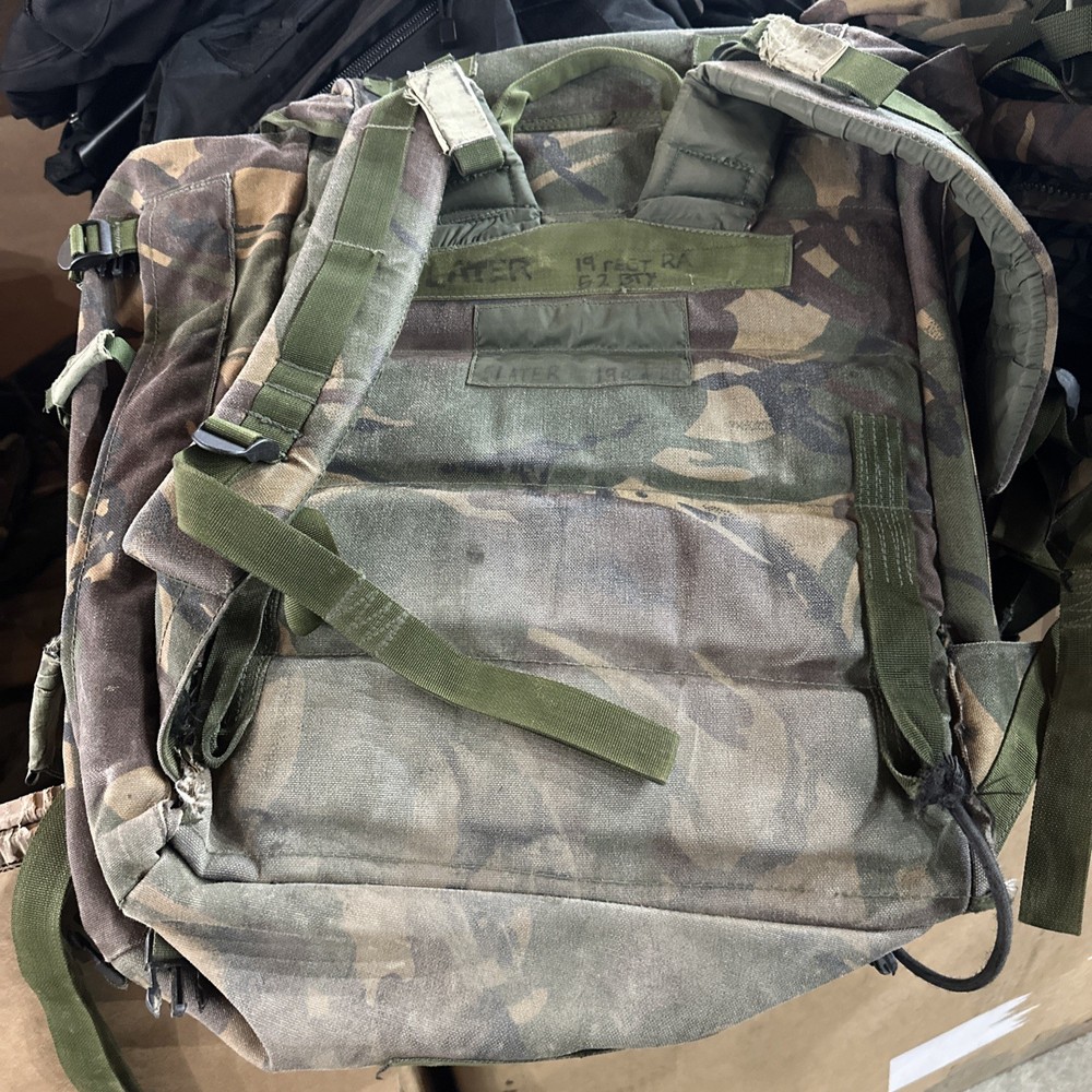 BRITISH ARMY DPM IRR BERGEN RUCKSACK SHORT BACK PACK - Grade 2