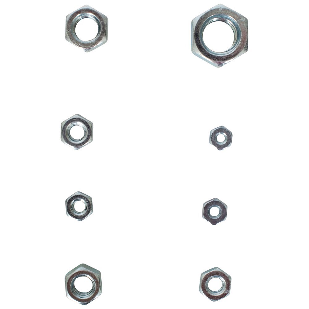 Hex Nut Assortment with Case Assorted 178-Piece Hyper Tough