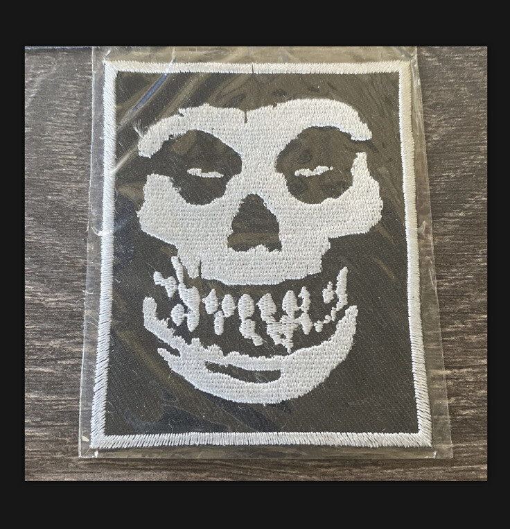 New - Misfits Embroidered  Iron-on Patch