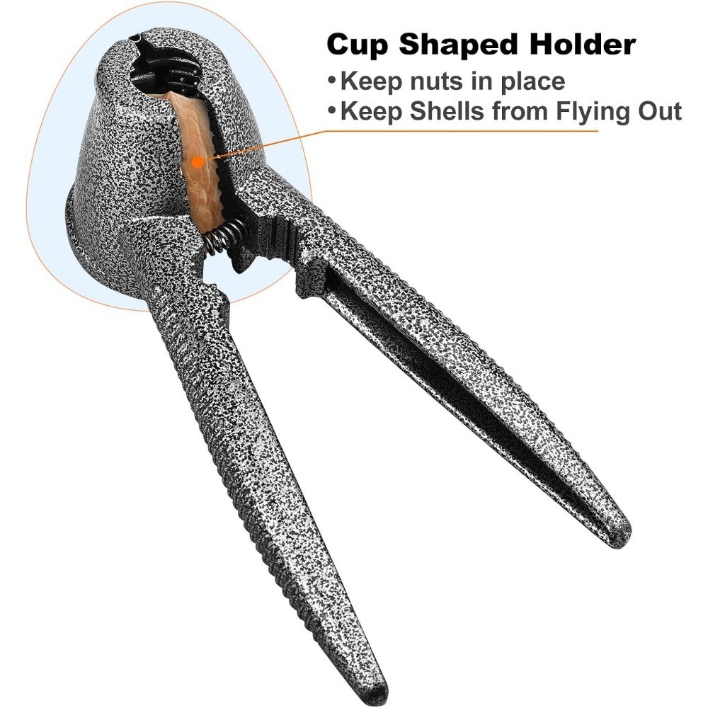 Nutcracker for Pecans and Walnuts with Non-Slip Handle