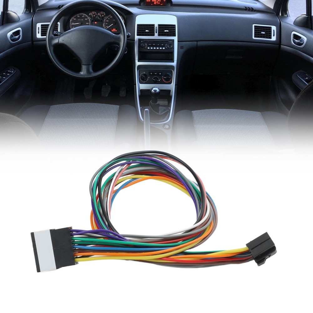 16Pin ISO Wire Harness Extension Cable for Car Stereo For Android Installation