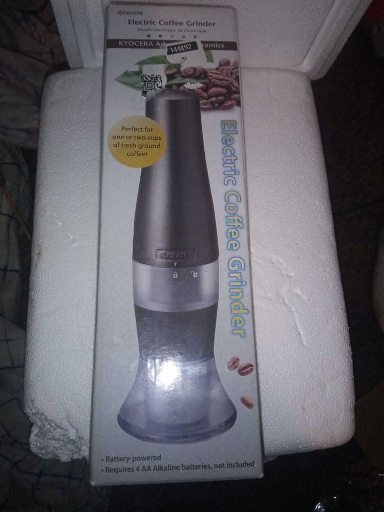 Kyocera Electric Coffe Grinder -  Battery Powered -New