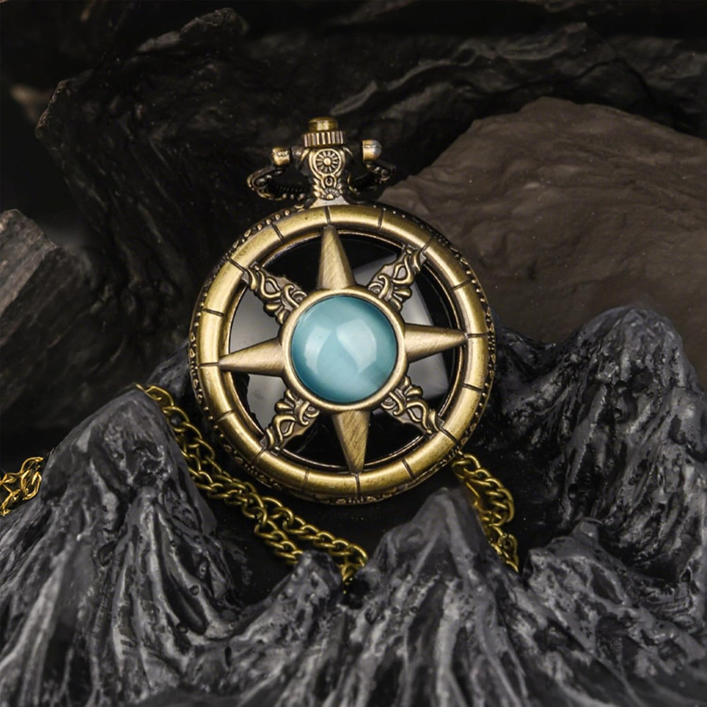Obsidian Mirror Scrying Mirror Pendant, Witchcraft Mirrors Scrying Tools, Suppli