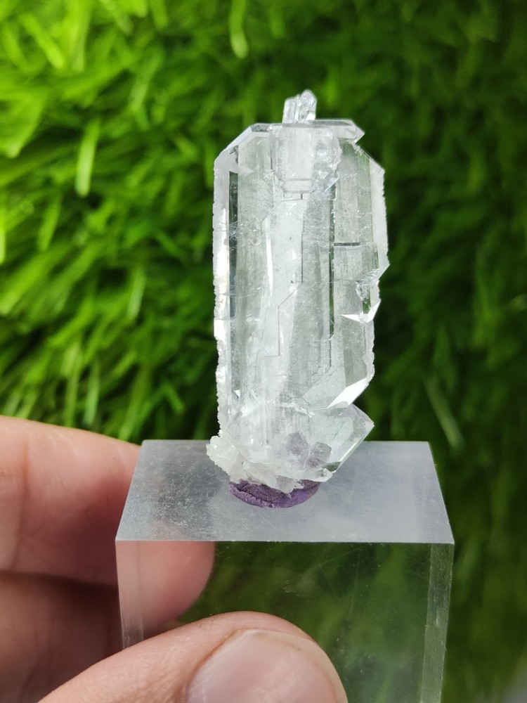 Faden Quartz DT Transparent Crystal Has Good Luster & Nice Termination