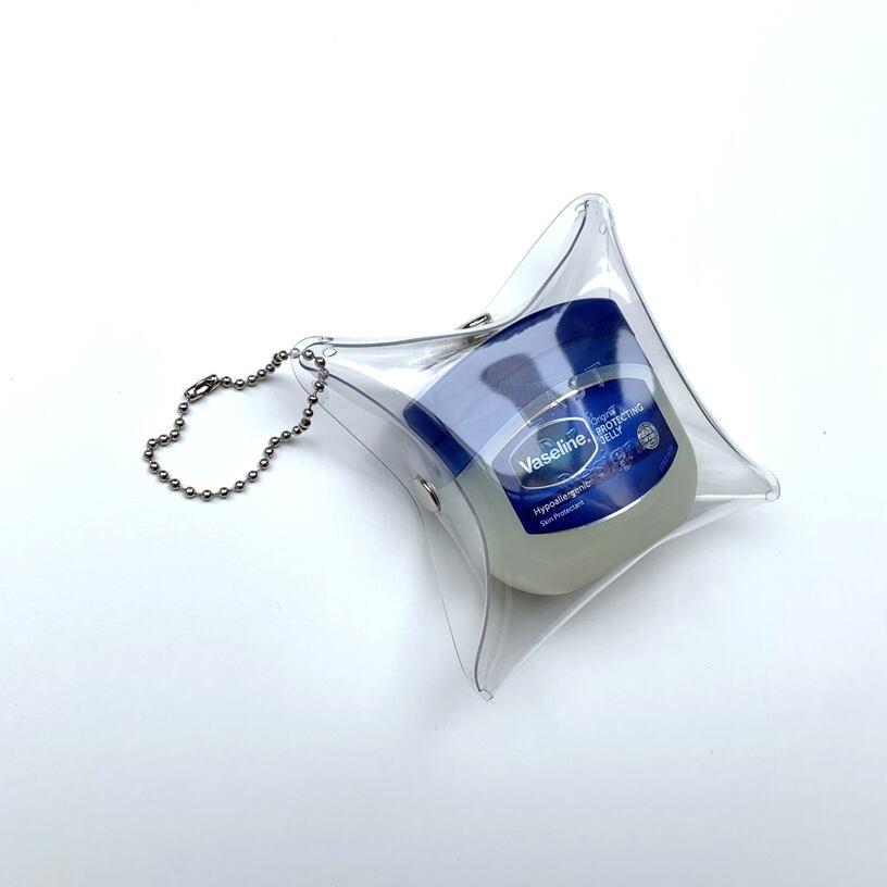 Clear PVC Cube Case for Vaseline 40g (11 Colors)
