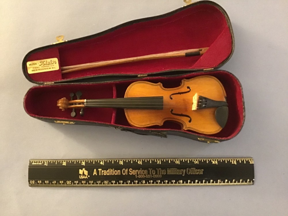 Mini Decorative Violin with case
