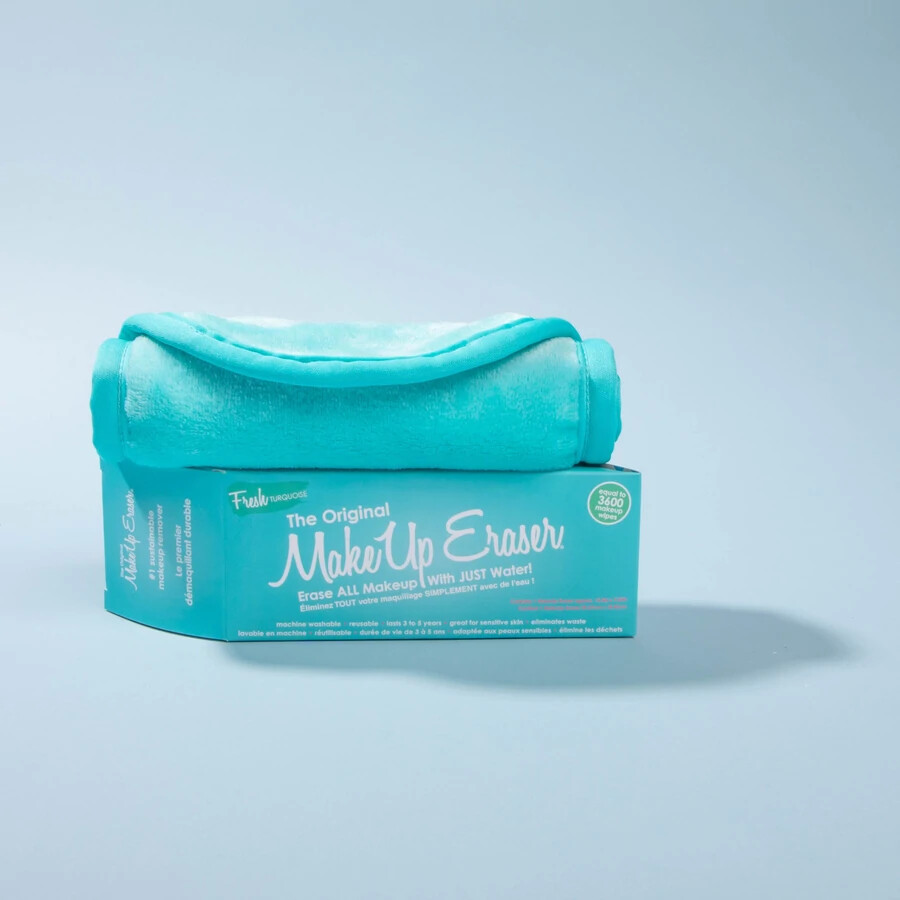 The Original MakeUp Eraser Full Size Fresh Turquoise Machine Washable