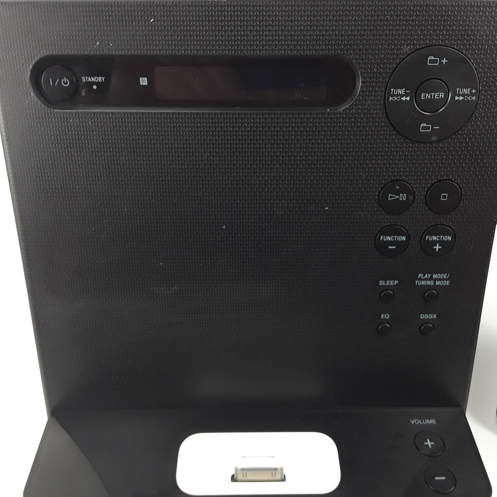 Sony HCD-LX20i CD Player iPhone iPod Dock Stereo Shelf System Remote Bundle Work