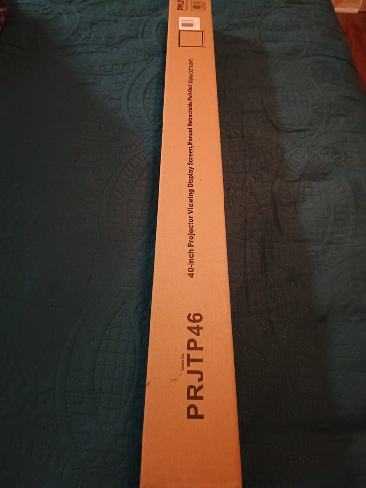 Pyle 40" Projector Viewing Display Screen-Pull-Out Style (32'' x 24'') NIB