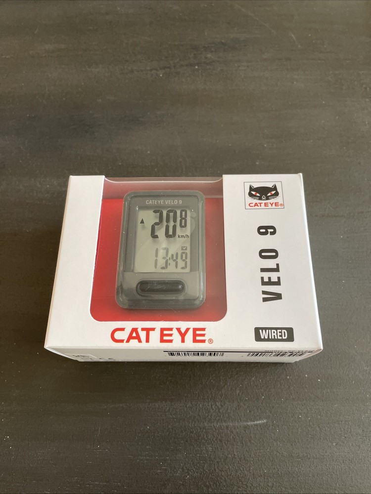CatEye Velo 9 Cycling Computer Wired Sensor CC-VL820 NIB
