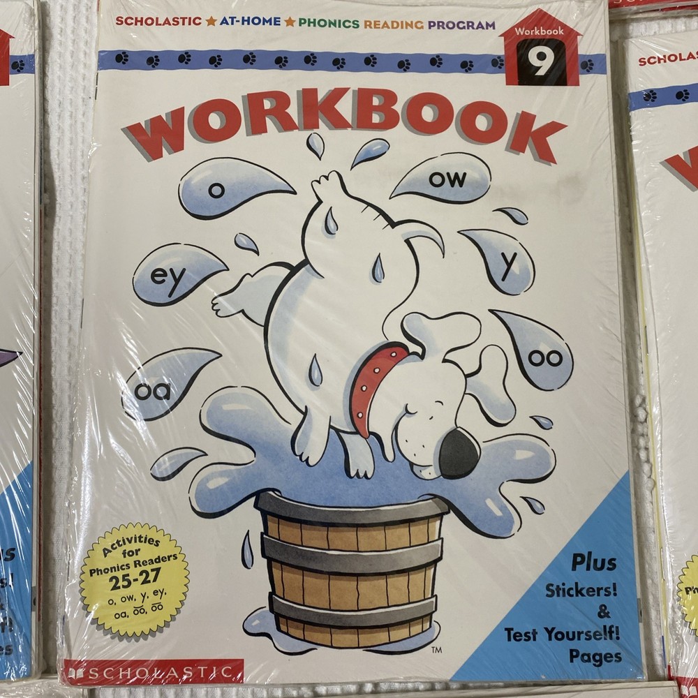Scholastic Phonics Reading Program Workbooks 1-20 Homeschool Lot