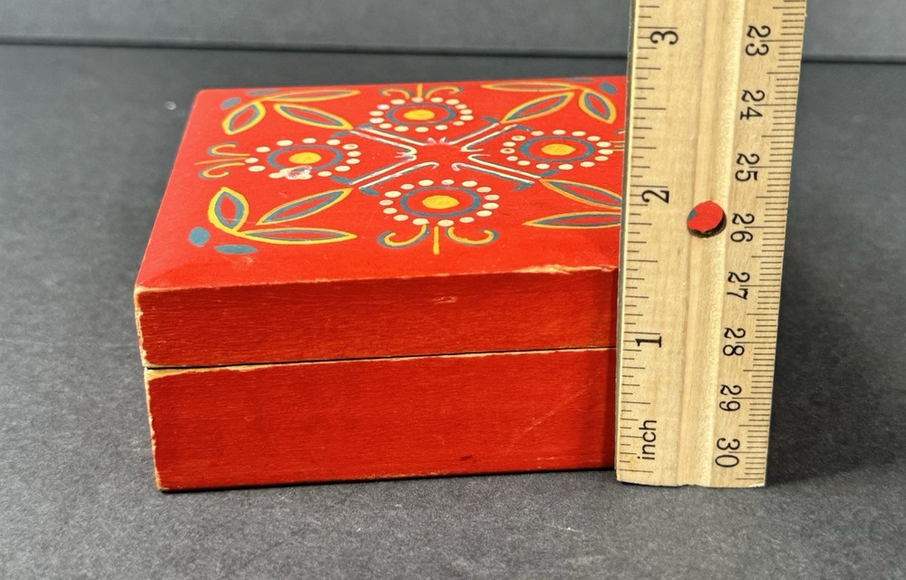 Hand Painted Decorative Trinket Box