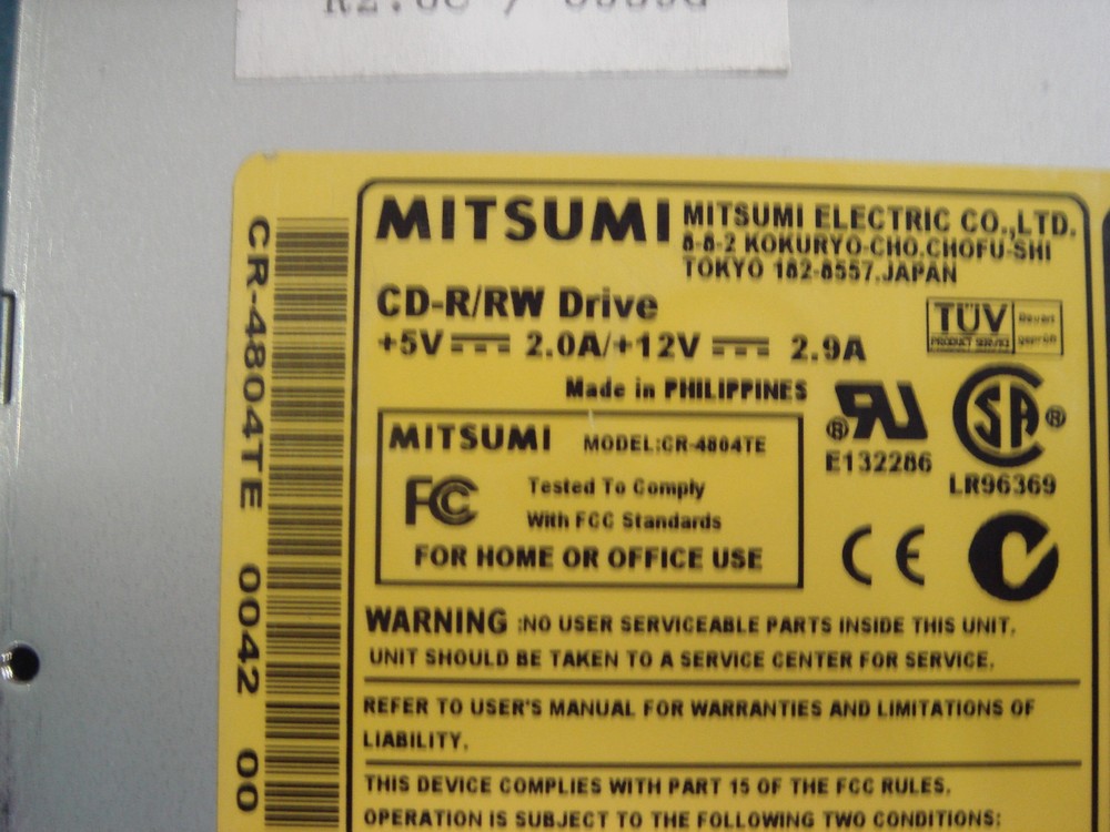 Mitsumi CR-4804TE Used Working CD-R/RW Drive