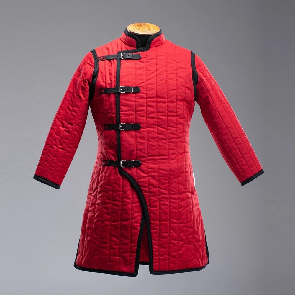 Medieval Thick Padded Gambeson Coat Aketon Armor SCA LARP Medieval gambeson