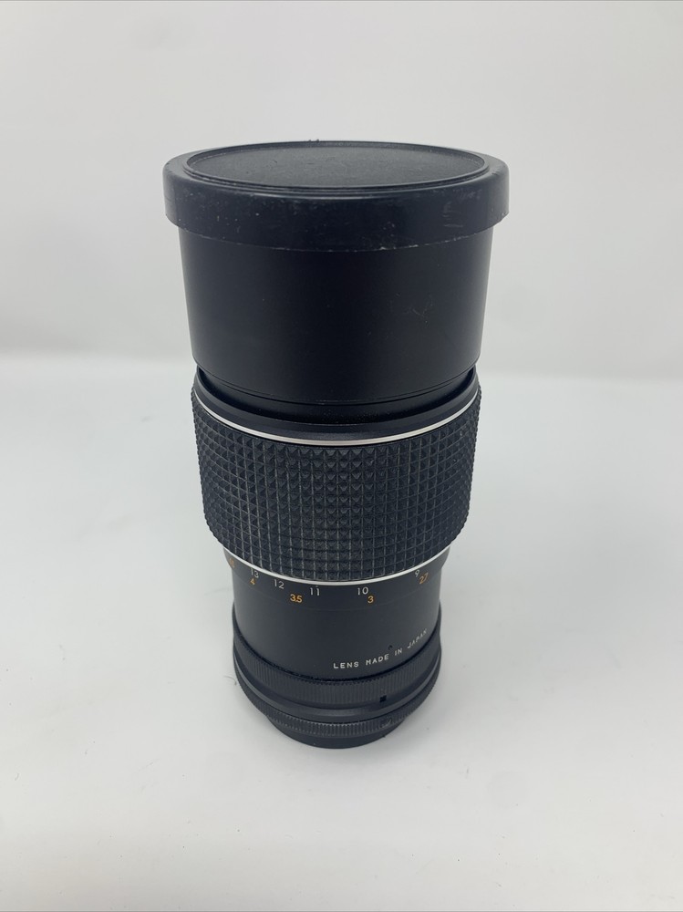 Milda Automatic 200mm Lens No.734705 Made In Japan. Read Description