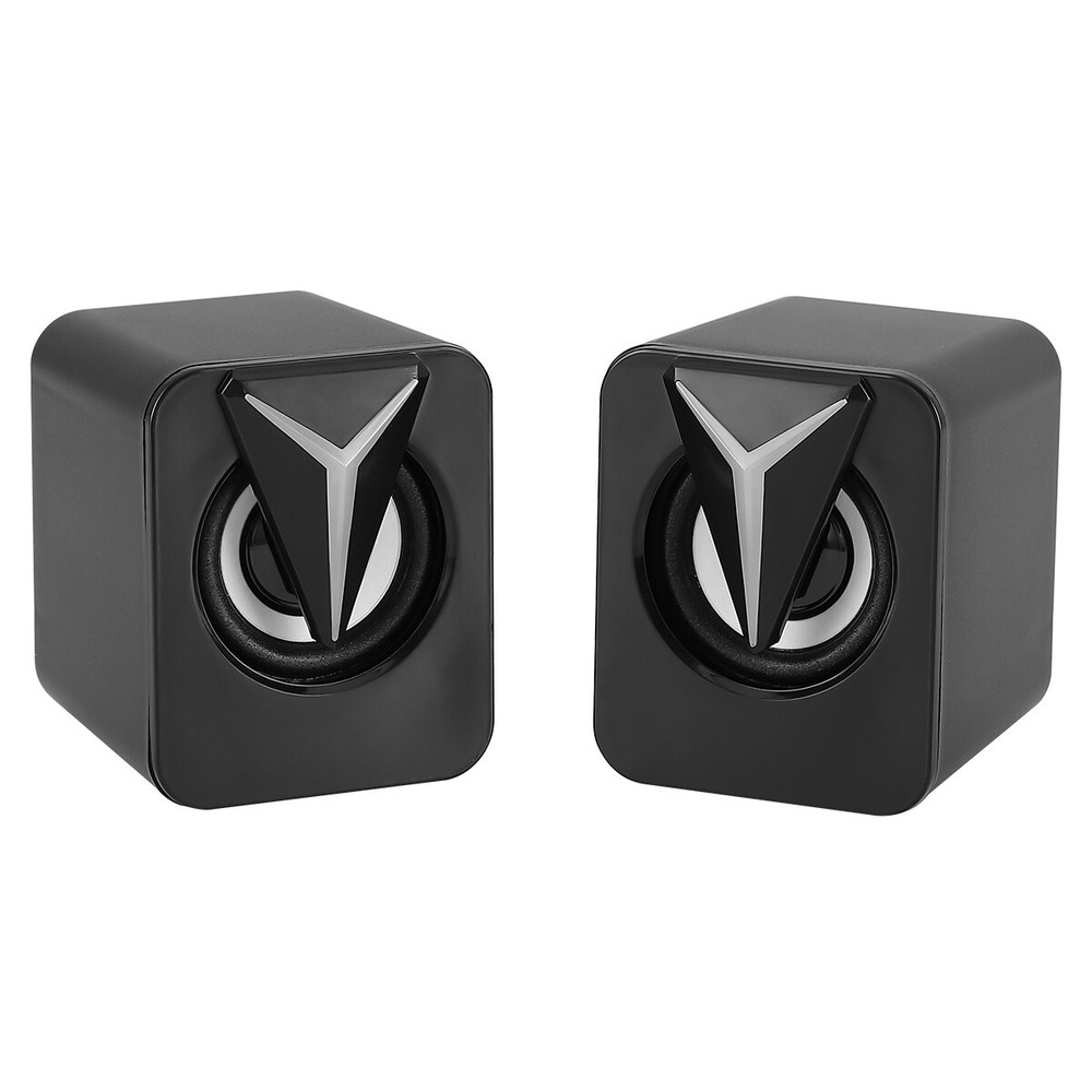 Mini Computer Speakers USB Powered 3.5mm Jack PC Desktop Laptop Stereo Wired