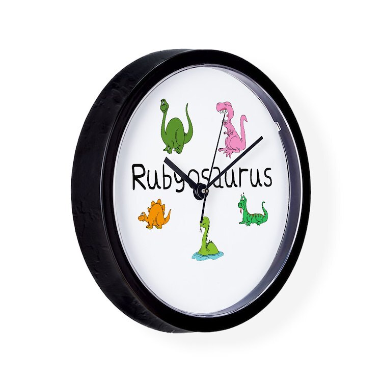CafePress Rubyosaurus 10" Wall Clock (131219873)