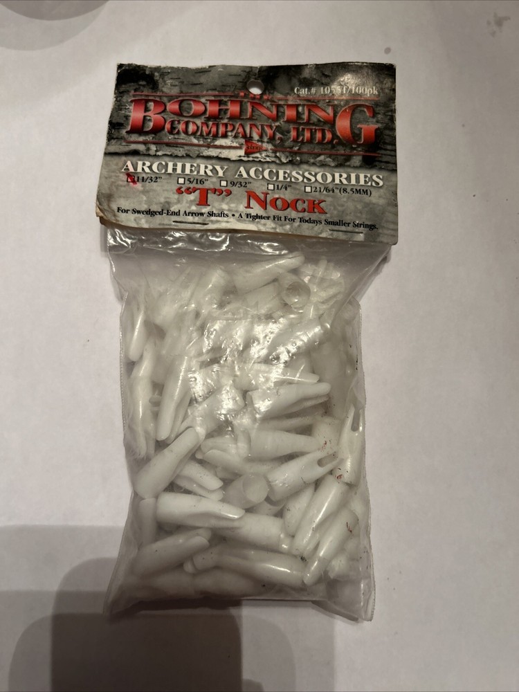Bohning Company Ltd T Nock 11/32” 100pk