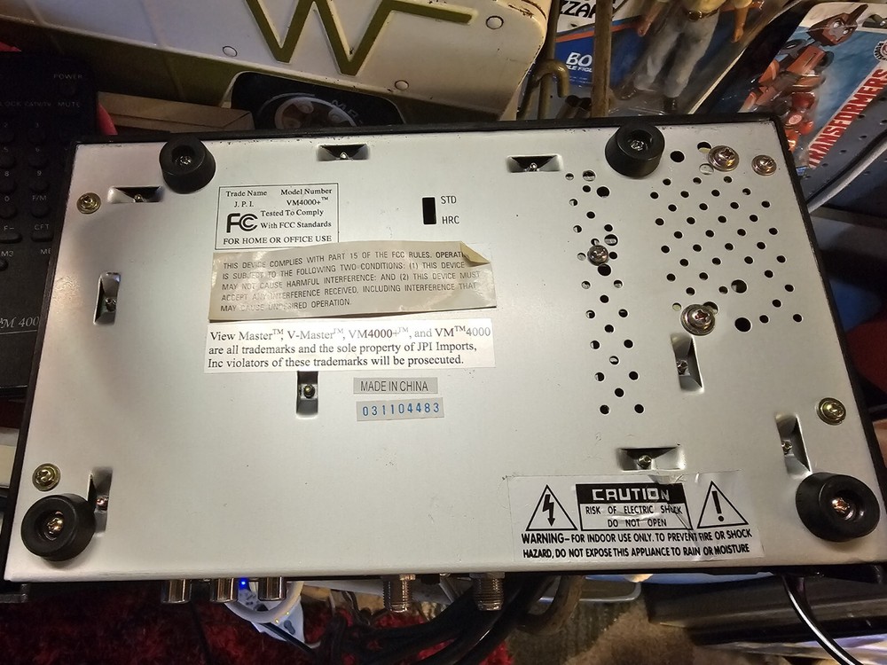 VIEW MASTER VM4000 Remote Control Cable Converter box With Remote