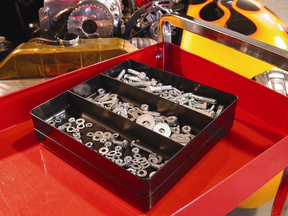 Ernst 5025 "The Tray Junior" 3-Compartment Tool Organizer ORANGE